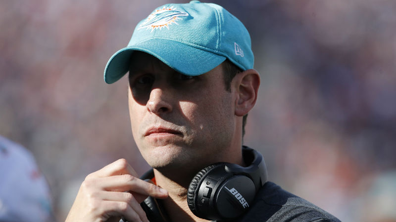 Dolphins head coach Adam Gase