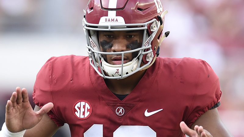Alabama quarterback Tua Tagovailoa