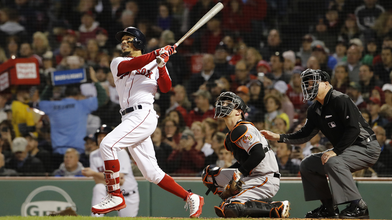 Red Sox outfielder Mookie Betts