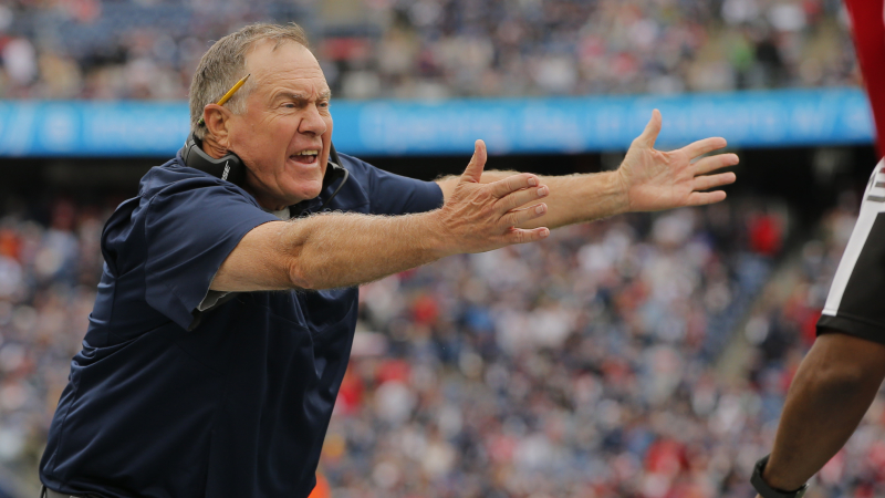 New England Patriots head coach Bill Belichick