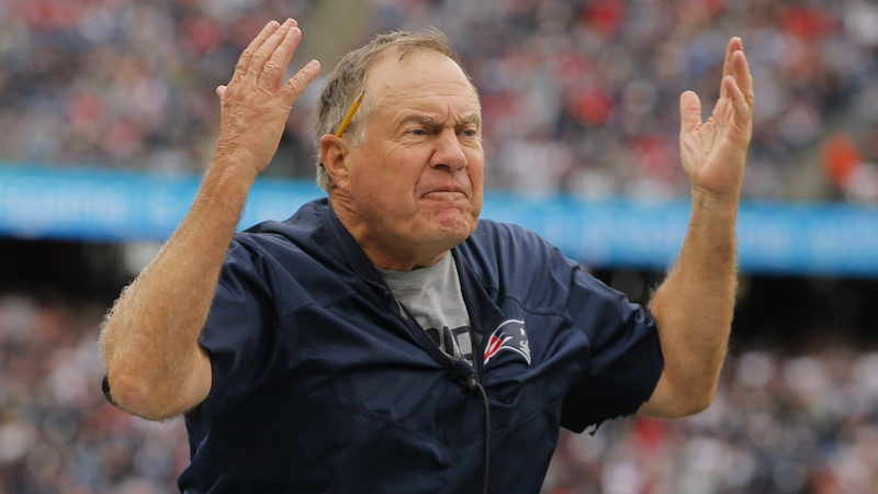 Patriots head coach Bill Belichick