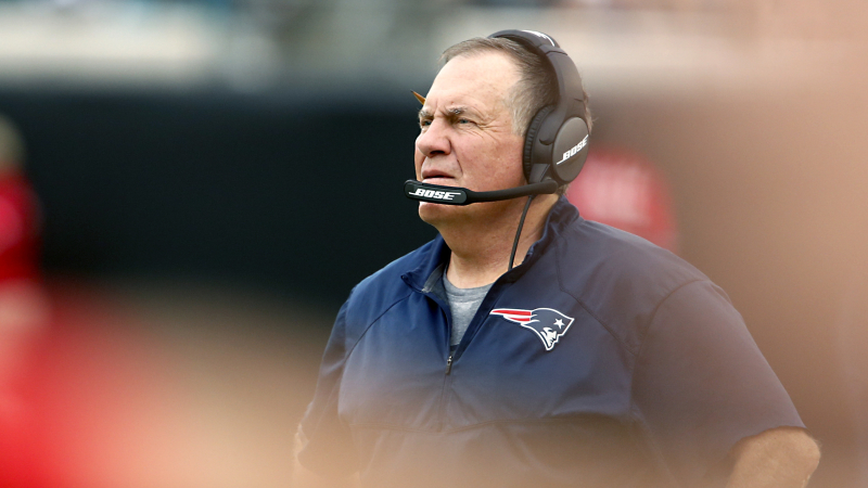 New England Patriots head coach Bill Belichick