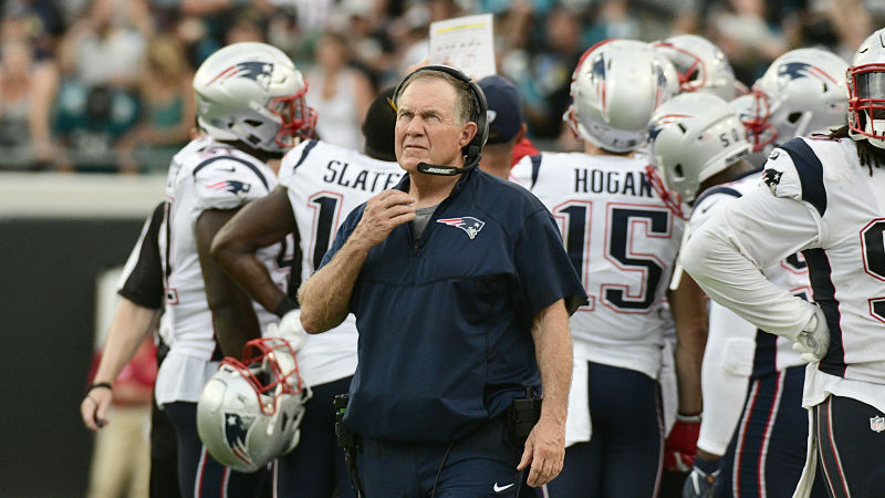 New England Patriots head coach Bill Belichick