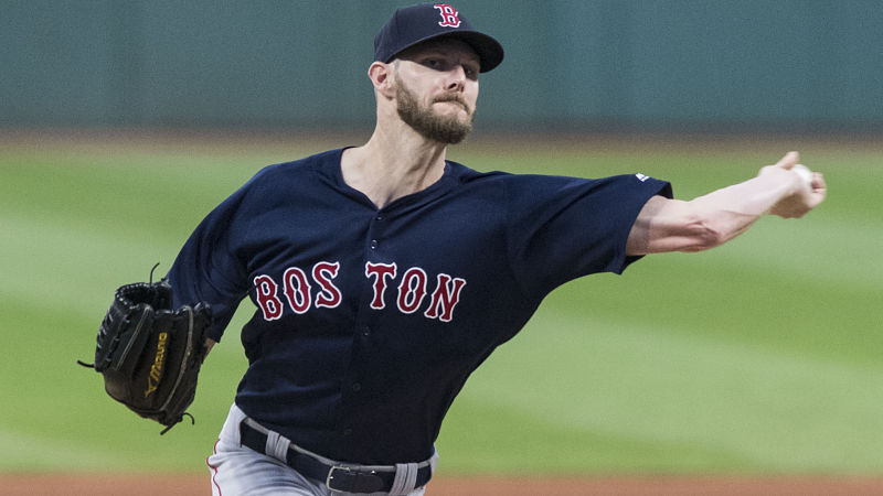 Boston Red Sox pitcher Chris Sale