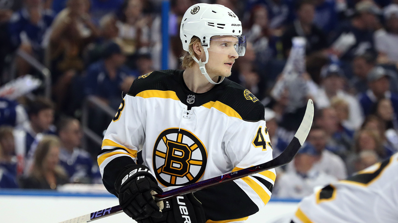 Boston Bruins Center Danton Heinen