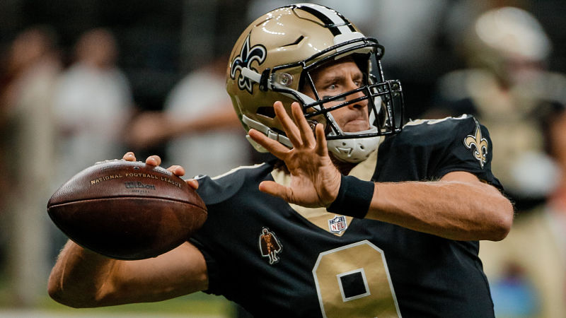 New Orleans Saints quarterback Drew Brees