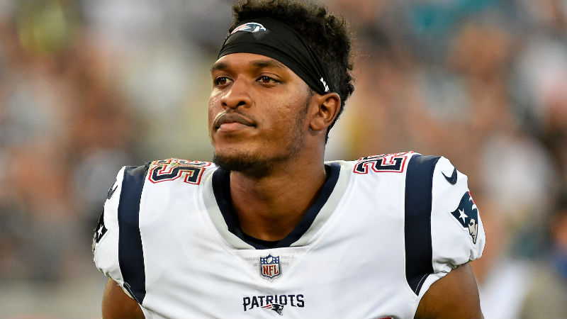 New England Patriots defensive back Eric Rowe
