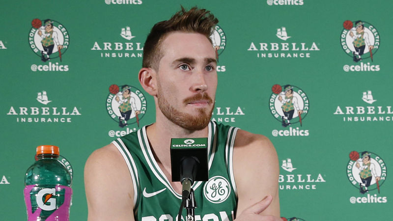 Boston Celtics forward Gordon Hayward