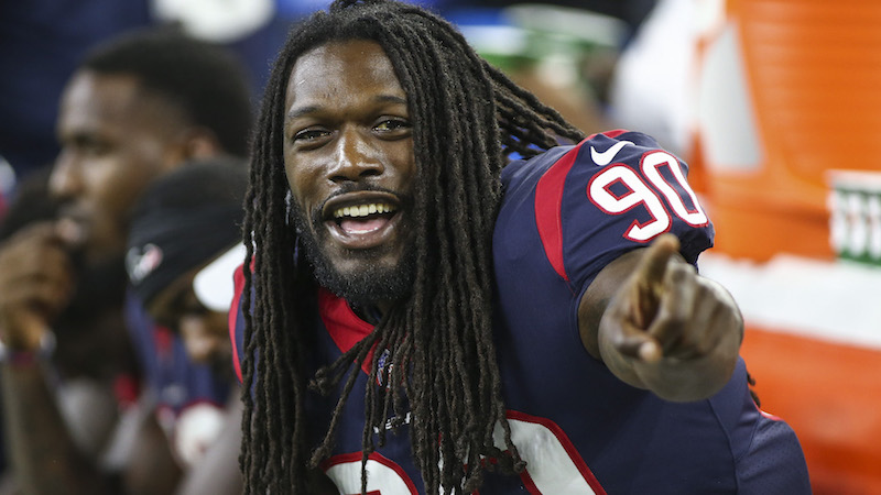 Texans defensive end Jadeveon Clowney