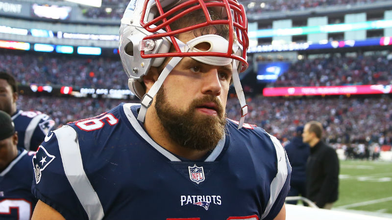 New England Patriots fullback James Develin