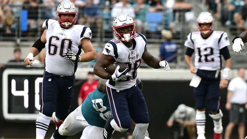 New England Patriots running back James White