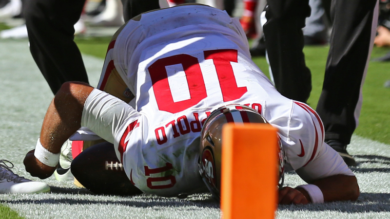 49ers quarterback Jimmy Garoppolo