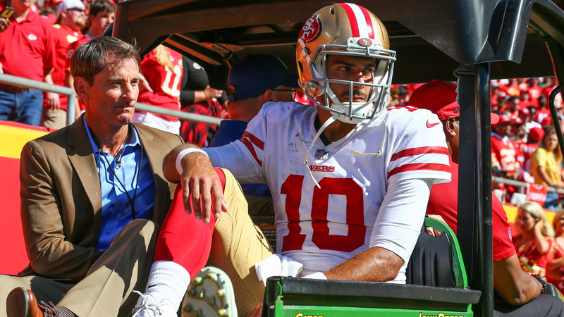 49ers quarterback Jimmy Garoppolo