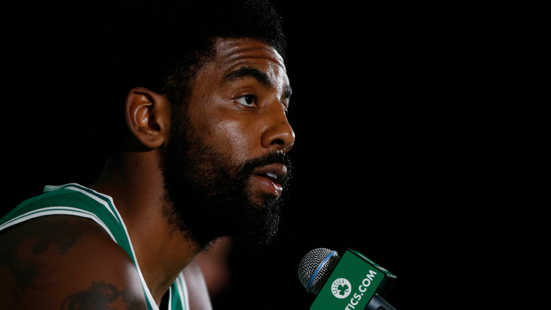 Boston Celtics guard Kyrie Irving