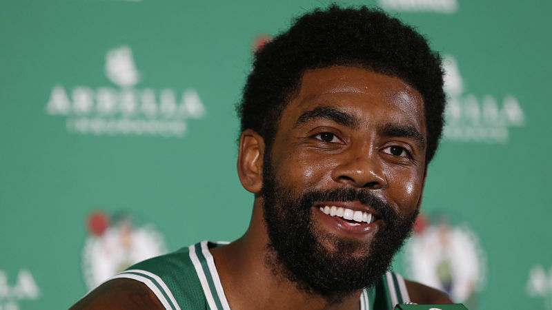Boston Celtics point guard Kyrie irving