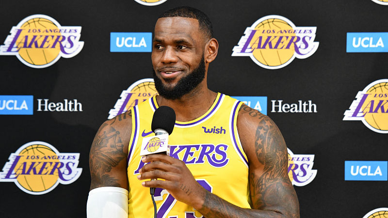 Los Angeles Lakers forward LeBron James