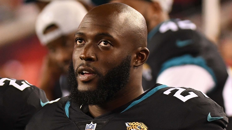 Jaguars running back Leonard Fournette
