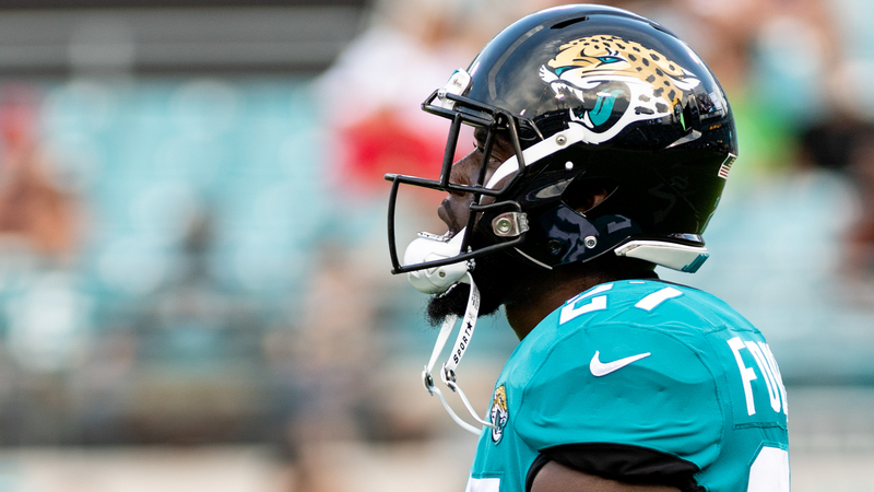 Jaguars running back Leonard Fournette