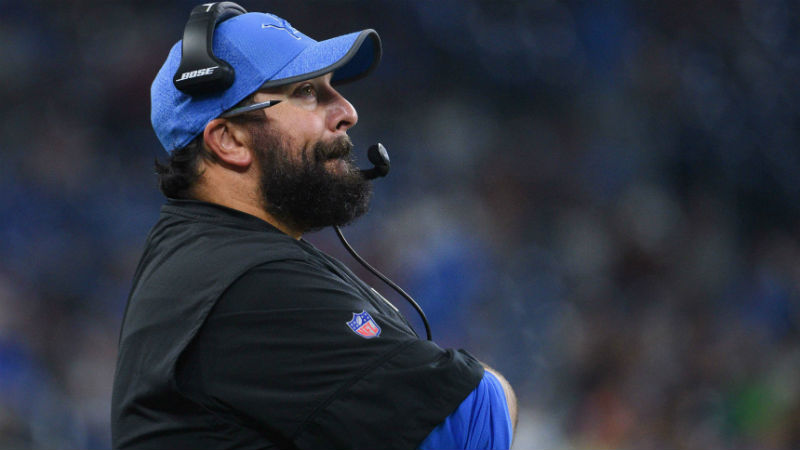 Detroit Lions head coach Matt Patricia