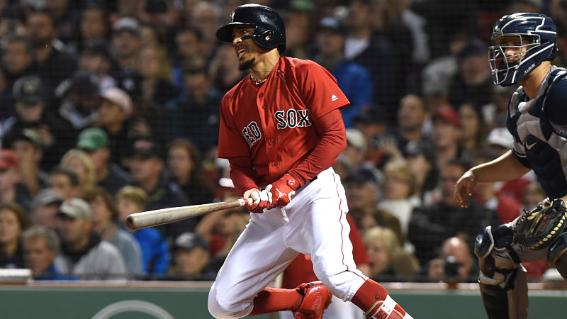 Boston Red Sox outfielder Mookie Betts