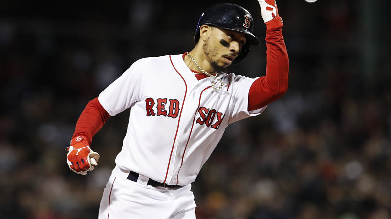Boston Red Sox outfielder Mookie Betts
