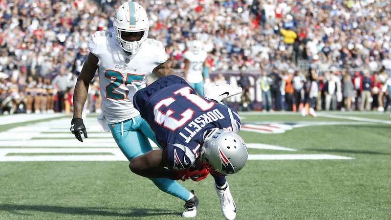 Patriots wide receiver Phillip Dorsett