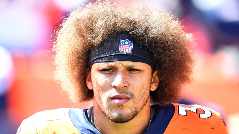 Broncos running back Phillip Lindsay