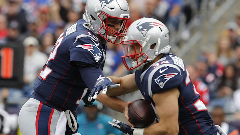 Patriots running back Rex Burkhead