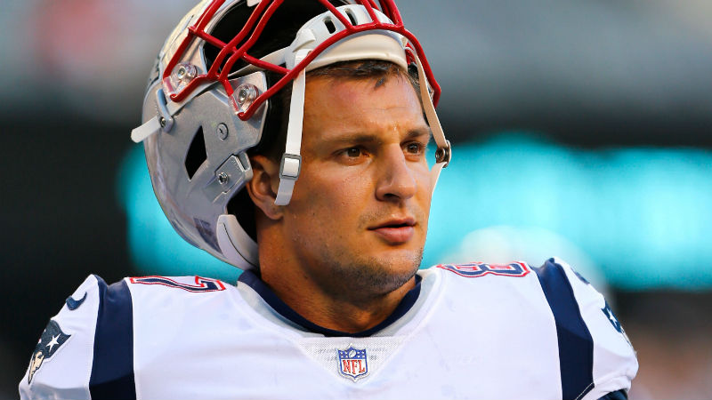 New England Patriots tight end Rob Gronkowski
