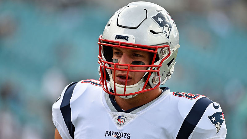 New England Patriots tight end Rob Gronkowski