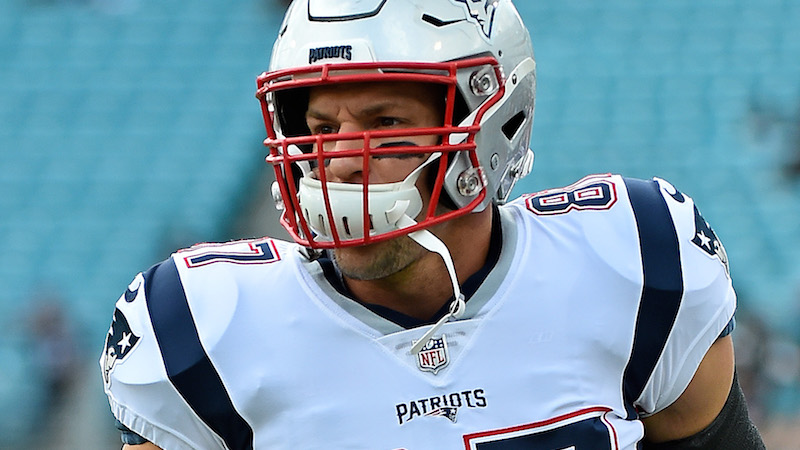 Patriots tight end Rob Gronkowski