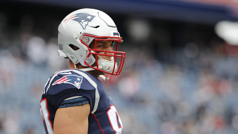 New England Patriots tight end Rob Gronkowski