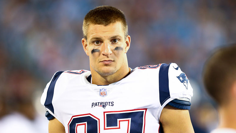 New England Patriots tight end Rob Gronkowski