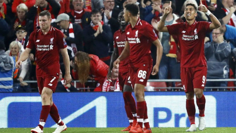 Liverpool forward Roberto Firmino