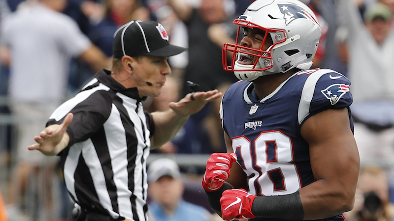 Patriots defensive end Trey Flowers