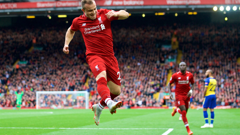 Liverpool forward Xherdan Shaqiri