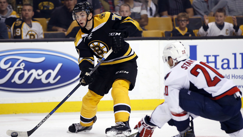 Boston Bruins Winger ZAch Senyshyn