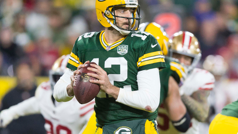 Green Bay Packers quarterback Aaron Rodgers