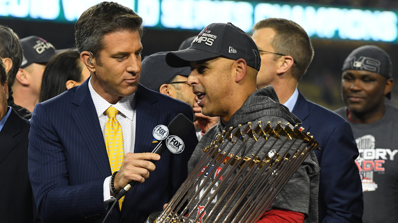 Boston Red Sox Manager Alex Cora