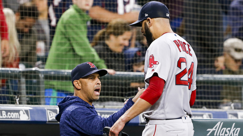 Boston Red Sox Manager Alex Cora And Starting Pitcher David Price