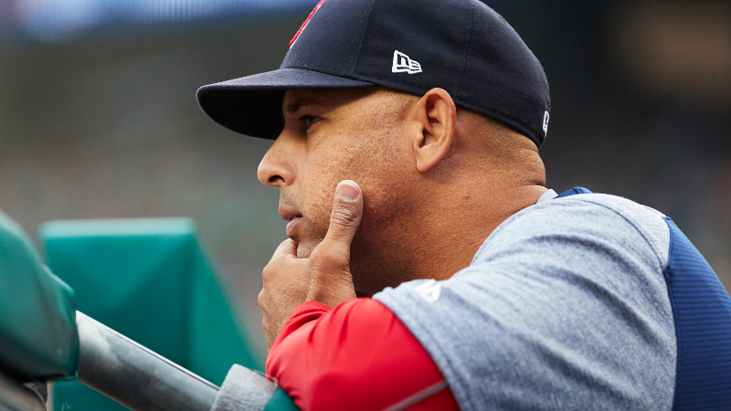 Boston Red Sox manager Alex Cora