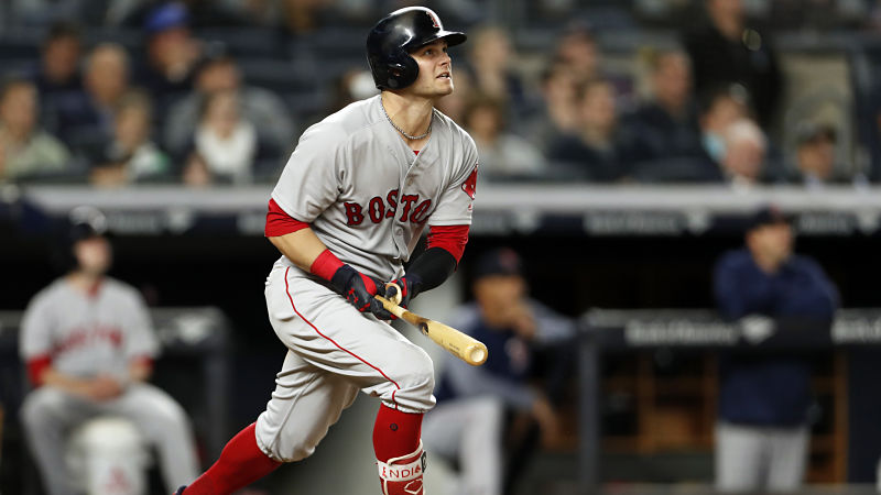 Boston Red Sox outfielder Andrew Benintendi
