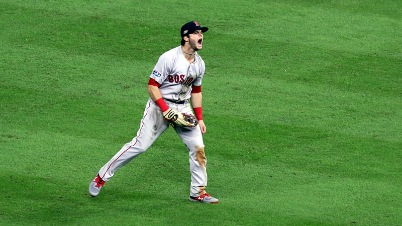 Boston Red Sox outfielder Andrew Benintendi