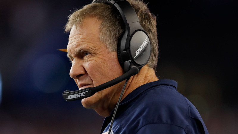 Patriots head coach Bill Belichick