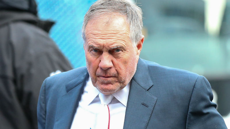 New England Patriots head coach Bill Belichick