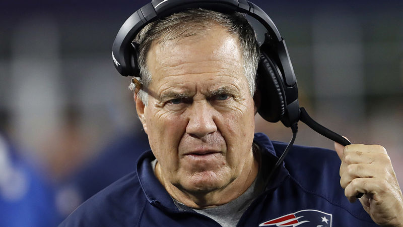New England Patriots head coach Bill Belichick