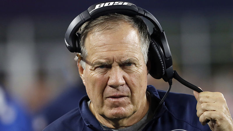 New England Patriots head coach Bill Belichick