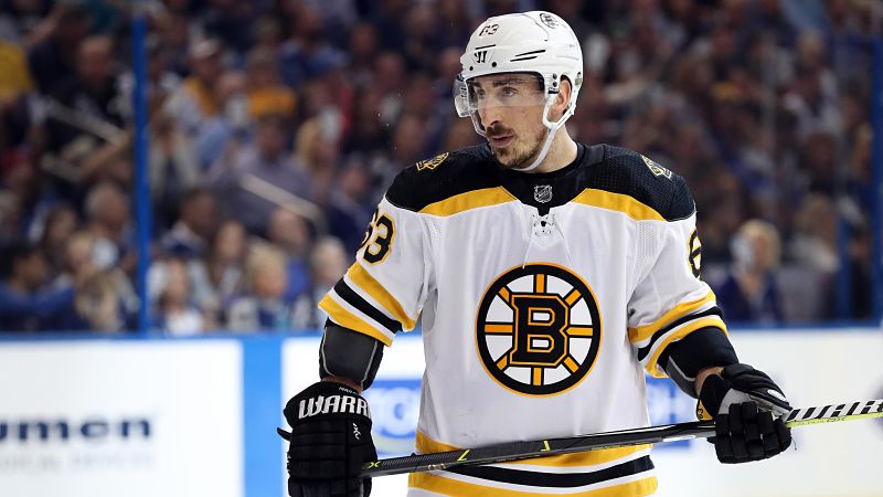 Boston Bruins winger Brad Marchand