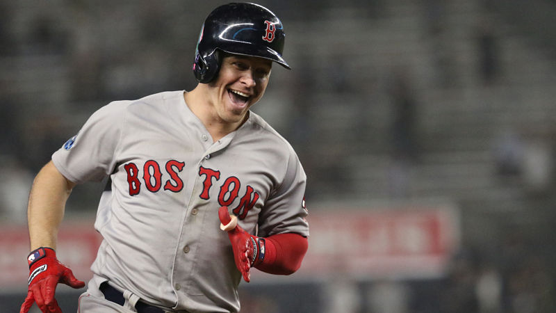 Boston Red Sox infielder Brock Holt