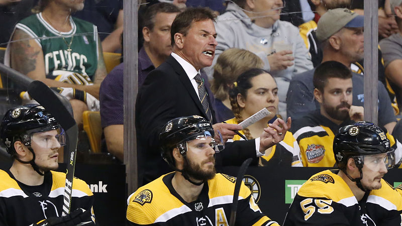 Boston Bruins coach Bruce Cassidy